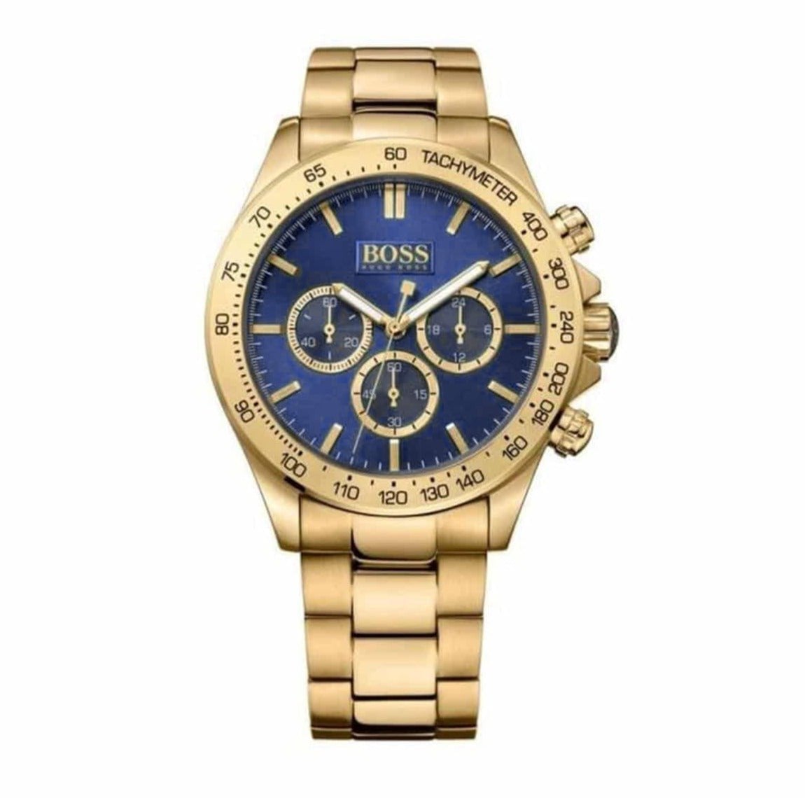 Hugo Boss Men's Watch Chronograph Ikon Yellow Gold - HB1513340